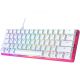 Tastatura HYPERX Alloy Origins 60 Pink, HX Red key switch [572Y6AA#ACB]