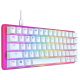 Tastatura HYPERX Alloy Origins 60 Pink, HX Red key switch [572Y6AA#ACB]