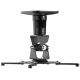 PureMounts PM-SPIDER-PLUS-B Suspension Bracket for Projector, Ceiling to Projector 225mm, tilt: +/- 180°, swivel:180°, rotade: 360°, max 15kg, Black