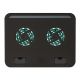 Trust Cyclone, Notebook Cooling Pad up to 16", 2 silent cooling fans,