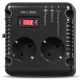 SVEN VR-L1000, 320W, Automatic Voltage Regulator, 2x Schuko outlets, Input voltage: 184-285V, Output voltage: 230V ± 10%, diod indicators on the front panel, plastic body, Black SVEN VR-L1000, 320W, Automatic Voltage Regulator, 2x Schuko outlets, Input voltage: 184-285V, Output voltage: 230V ± 10%, diod indicators on the front panel, plastic body, Black