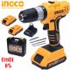 Шуруповёрт аккумуляторный, ударный INGCO 20V/2*2A CIDLI20012 Шуруповёрт аккумуляторный, ударный INGCO 20V/2*2A CIDLI20012