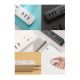 Удлинитель Power Strip 3 USB Белый