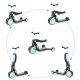 Трёхколёсный велосипед BeBehoo 5 In 1 Kids Balance Tricycle Красный Трёхколёсный велосипед BeBehoo 5 In 1 Kids Balance Tricycle Красный