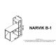 Стол Narvik B1