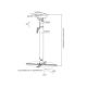 Universal Ceiling Projector Mount Brateck PRB-16-01M, 30 Kg, Mounting Range: 180-400mm, Tilt: -20°~+20°, Swivel: -20°~+20°, Rotate: 360°, Profile: 670-900mm, Adjustable Length: 670-900mm Universal Ceiling Projector Mount Brateck PRB-16-01M, 30 Kg, Mounting Range: 180-400mm, Tilt: -20°~+20°, Swivel: -20°~+20°, Rotate: 360°, Profile: 670-900mm, Adjustable Length: 670-900mm