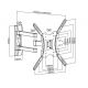 LCD/TV Full motion Wall Mount Brateck KLA27-443, Max VESA 400x400, Screen 32"-55" Load 30 Kg, Profile 62-422mm, Tilt +3°~-10°, Swivel +90°~-90° LCD/TV Full motion Wall Mount Brateck KLA27-443, Max VESA 400x400, Screen 32"-55" Load 30 Kg, Profile 62-422mm, Tilt +3°~-10°, Swivel +90°~-90°