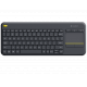 Клавиатура Logitech K400 Plus Black TV Wireless Touch Keyboard USB, 920-007147 (tastatura fara fir/беспроводная клавиатура) Клавиатура Logitech K400 Plus Black TV Wireless Touch Keyboard USB, 920-007147 (tastatura fara fir/беспроводная клавиатура)