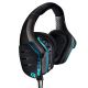 Игровые наушники Logitech G633 Artemis Spectrum Black Gaming RGB 7.1 Headset, 7.1 Surround, 40mm PRO-G Driver, Headset: 20Hz-20kHz, Microphone: 100Hz-20kHz, 2m, 981-000605 (casti cu microfon/наушники с микрофоном)
