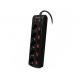 Фильтр импульсных помех SVEN SF-05PL 5 sockets with individual switches, Black, 3m