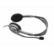 Logitech Stereo Headset H111, Headset: 20Hz-20kHz, Microphone: 100Hz-16kHz, 1.8m cable, 1 x mini-jack 3.5mm, 981-000593 (casti cu microfon/наушники с микрофоном)