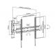 LCD/TV Full motion Wall Mount Brateck KLA28-463, Max VESA 600x400, Screen 37"-70" Load 35 Kg, Profile 84-443mm, Tilt +3°~-10°, Swivel +90°~-90°, Level +3°~-3°,