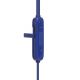JBL Tune T110BT Blue Bluetooth Wireless In-Ear Headphones, 20Hz-20kHz, 16 Ohms, 96dB, Microphone, Remote, BT4.0, 120 mAh Lithium-Ion Polymer up to 6 hours, JBLT110BTBLU