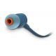 JBL T110 Blue In-Ear Headphones, 20Hz–20kHz, Microphone, Remote, Cable, JBLT110BLU