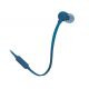 JBL T110 Blue In-Ear Headphones, 20Hz–20kHz, Microphone, Remote, Cable, JBLT110BLU