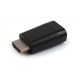 Gembird A-HDMI-VGA-001, adapter  HDMI to VGA , Converts digital HDMI input (19 pin male, v.1.4) into analog VGA output (DB15 female) Gembird A-HDMI-VGA-001, adapter  HDMI to VGA , Converts digital HDMI input (19 pin male, v.1.4) into analog VGA output (DB15 female)