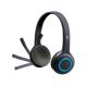 Logitech Wireless Headset H600, Noise-canceling microphone, USB Nano receiver 2.4 GHz wireless, 981-000342