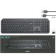 Клавиатура Logitech Wireless MX Keys Advanced Graphite Illuminated Keyboard, Logitech Unifying 2.4GHz wireless technology, Bluetooth, Rechargeable with USB type C, Graphite 920-009417 Клавиатура Logitech Wireless MX Keys Advanced Graphite Illuminated Keyboard, Logitech Unifying 2.4GHz wireless technology, Bluetooth, Rechargeable with USB type C, Graphite 920-009417