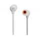 JBL Tune T110BT White Bluetooth Wireless In-Ear Headphones, 20Hz-20kHz, 16 Ohms, 96dB, Microphone, Remote, BT4.0, 120 mAh Lithium-Ion Polymer up to 6 hours, JBLT110BTWHT