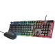 Клавиатура+мышь Trust Gaming Combo GXT 838 Azor Keyboard & Mouse, RU, Keyboard: 12 multimedia function keys,3 combined LED color ; Mouse:800/3000 dpi, 6 button, USB, Black Клавиатура+мышь Trust Gaming Combo GXT 838 Azor Keyboard & Mouse, RU, Keyboard: 12 multimedia function keys,3 combined LED color ; Mouse:800/3000 dpi, 6 button, USB, Black
