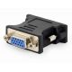 Gembird A-DVI-VGA-BK, adapter DVI-A 24-pin male to VGA 15-pin HD (3 rows) female (Переходник) Gembird A-DVI-VGA-BK, adapter DVI-A 24-pin male to VGA 15-pin HD (3 rows) female (Переходник)