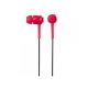 E11017 ELECOM "Rose" Flower Shaped Stereo Headphones (Red), 20 Hz to 20 kHz, 16 Ohm, 97 dB/1 mW (mini casti/мини наушники)