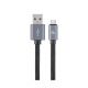 Gembird CCB-mUSB2B-AMCM-6, Black, 1.8m, Cable USB2.0/Type-C Cotton braided  USB 2.0 A-plug to type-C plug, blister Gembird CCB-mUSB2B-AMCM-6, Black, 1.8m, Cable USB2.0/Type-C Cotton braided  USB 2.0 A-plug to type-C plug, blister