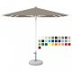 Зонт CREMA CRONO CR250 (Италия), диаметр 250 cм + Чехол для хранения зонта + опора (80 см) для установки в утяжеляющую базу + База для зонта B26 (35kg) (Зонт для сада террасы бассейна)