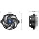 Cooler Arctic Alpine 23 CO, Socket AMD AM4, FAN 90mm, 200-2700rpm PWM, MX-2 thermal paste, 0.3 Sone, Dual Ball Bearing, ACALP00036A Cooler Arctic Alpine 23 CO, Socket AMD AM4, FAN 90mm, 200-2700rpm PWM, MX-2 thermal paste, 0.3 Sone, Dual Ball Bearing, ACALP00036A
