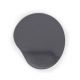 Коврик для мыши Gembird MP-GEL-GR, Gel mouse pad with wrist support, grey Коврик для мыши Gembird MP-GEL-GR, Gel mouse pad with wrist support, grey