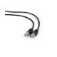 1m  Gembird PP12-1M/BK Patch Cord  Black, cat.5E, molded strain relief 50u" plugs 1m  Gembird PP12-1M/BK Patch Cord  Black, cat.5E, molded strain relief 50u" plugs