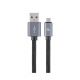 Gembird CCB-mUSB2B-AMBM-6, Black, 1.8m, Professional series, Cable microUSB2.0 Cotton braided USB 2.0 A-plug to Micro B-plug, blister Gembird CCB-mUSB2B-AMBM-6, Black, 1.8m, Professional series, Cable microUSB2.0 Cotton braided USB 2.0 A-plug to Micro B-plug, blister