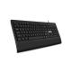 Клавиатура SVEN KB-E5500, Keyboard, 104 keys, 12 Fn-keys, Waterproof, Ergonomic Keyboard Rest, slim compact design, low-profile keys, Black