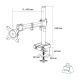 Arctic Z1 Gen 3 Monitor Arm for 1 monitor, up to 38", +/-15° tilt; 180° swivel; 360° rotate, VESA: 75x75, 100x100, 4-port USB hub, Table thickness max 60mm, Max load capacity 15Kg, AEMNT00052A Arctic Z1 Gen 3 Monitor Arm for 1 monitor, up to 38", +/-15° tilt; 180° swivel; 360° rotate, VESA: 75x75, 100x100, 4-port USB hub, Table thickness max 60mm, Max load capacity 15Kg, AEMNT00052A