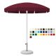 Зонт CREMA CARIDDI CA18 (Италия), диаметр 180 cm + волан с полями + Ветрозащитный купол + Чехол из PVC + опора (90 см) для установки в утяжеляющую базу + База для зонта B23 (35kg) (Зонт для сада террасы бассейна)