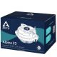 Cooler Arctic Alpine 23, Socket AMD AM4, FAN 90mm, 100-2000rpm PWM, MX-2 thermal paste, 0.3 Sone, Fluid Dynamic Bearing, ACALP00035A Cooler Arctic Alpine 23, Socket AMD AM4, FAN 90mm, 100-2000rpm PWM, MX-2 thermal paste, 0.3 Sone, Fluid Dynamic Bearing, ACALP00035A