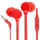 JBL T110 Red In-Ear Headphones, 20Hz–20kHz, Microphone, Remote, Cable, JBLT110RED