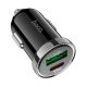 Зарядное устройство Hoco Z44 Leading PD20W+QC3.0 car charger, Output 1xType-C & 1xUSB, black 757241 Зарядное устройство Hoco Z44 Leading PD20W+QC3.0 car charger, Output 1xType-C & 1xUSB, black 757241