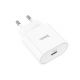 Зарядное устройство Hoco C94A Metro single port PD20W charger(EU) Type-C, white 762177 Зарядное устройство Hoco C94A Metro single port PD20W charger(EU) Type-C, white 762177