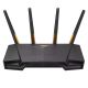 Беспроводной WiFi роутер ASUS TUF Gaming AX3000 Dual Band WiFi 6 Gaming Router, WiFi 6 802.11ax Mesh System, AX3000 574 Mbps+2402 Mbps, AiMesh, dual-band 2.4GHz/5GHz for up to super-fast 3Gbps, dedicated Gaming Port, WAN:1xRJ45 LAN: 4xRJ45 10/100/1000, US Беспроводной WiFi роутер ASUS TUF Gaming AX3000 Dual Band WiFi 6 Gaming Router, WiFi 6 802.11ax Mesh System, AX3000 574 Mbps+2402 Mbps, AiMesh, dual-band 2.4GHz/5GHz for up to super-fast 3Gbps, dedicated Gaming Port, WAN:1xRJ45 LAN: 4xRJ45 10/100/1000, US
