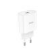 Зарядное устройство Hoco C94A Metro single port PD20W charger(EU) Type-C, white 762177 Зарядное устройство Hoco C94A Metro single port PD20W charger(EU) Type-C, white 762177