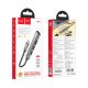 Адаптер Hoco HB26 4 in 1 adapter (Type-C to USB3.0+USB2.0*3), metal gray 765482