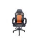 Gaming chair SPACER  SPCH-CHAMP-RNG  Black-Orange, Synthetic PU + Textil, 120 kg max