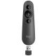 Беспроводной презентер Logitech R500 Black Laser Presentation Remote 2.4 GHz wireless, Up to 20-meter range, Battery indicator, Red laser pointer, Bluetooth & 2.4GHz wireless connection, 910-006520