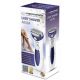 Shaver Esperanza ARUBA EBG003B White-Blue Wooman , Ergonimic shape and modern design, Gentle & fast, Shaving silky skin in seconds, Bikini trymer comb
