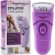 Epilator Esperanza COPACABANA EBD002V Violet, Detachable head - can be washed under running water 2 speed levels depilation, Power supply: batteries 3 Epilator Esperanza COPACABANA EBD002V Violet, Detachable head - can be washed under running water 2 speed levels depilation, Power supply: batteries 3