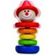 Hape E0010A  Деревянная игрушка-пирамидка клоун «Funny Clown» дисплей 6 шт Hape E0010A  Деревянная игрушка-пирамидка клоун «Funny Clown» дисплей 6 шт