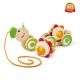 Hape E0351A Деревянная игрушка: Каталка - толкалка на палочке, гусеница Hape E0351A Деревянная игрушка: Каталка - толкалка на палочке, гусеница