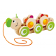 Hape E0351A Деревянная игрушка: Каталка - толкалка на палочке, гусеница Hape E0351A Деревянная игрушка: Каталка - толкалка на палочке, гусеница