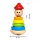 Hape E0400A Деревянная игрушка  - Пирамидка Клоун